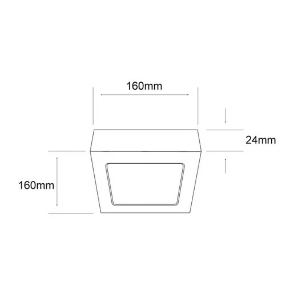 Plafon LED Luz Suave Cálida 12W Tecnolite