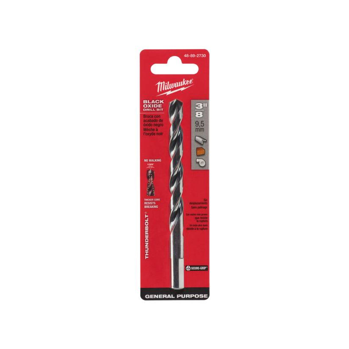 Broca Óxido Negro 9/32" Thunderbolt® Milwaukee
