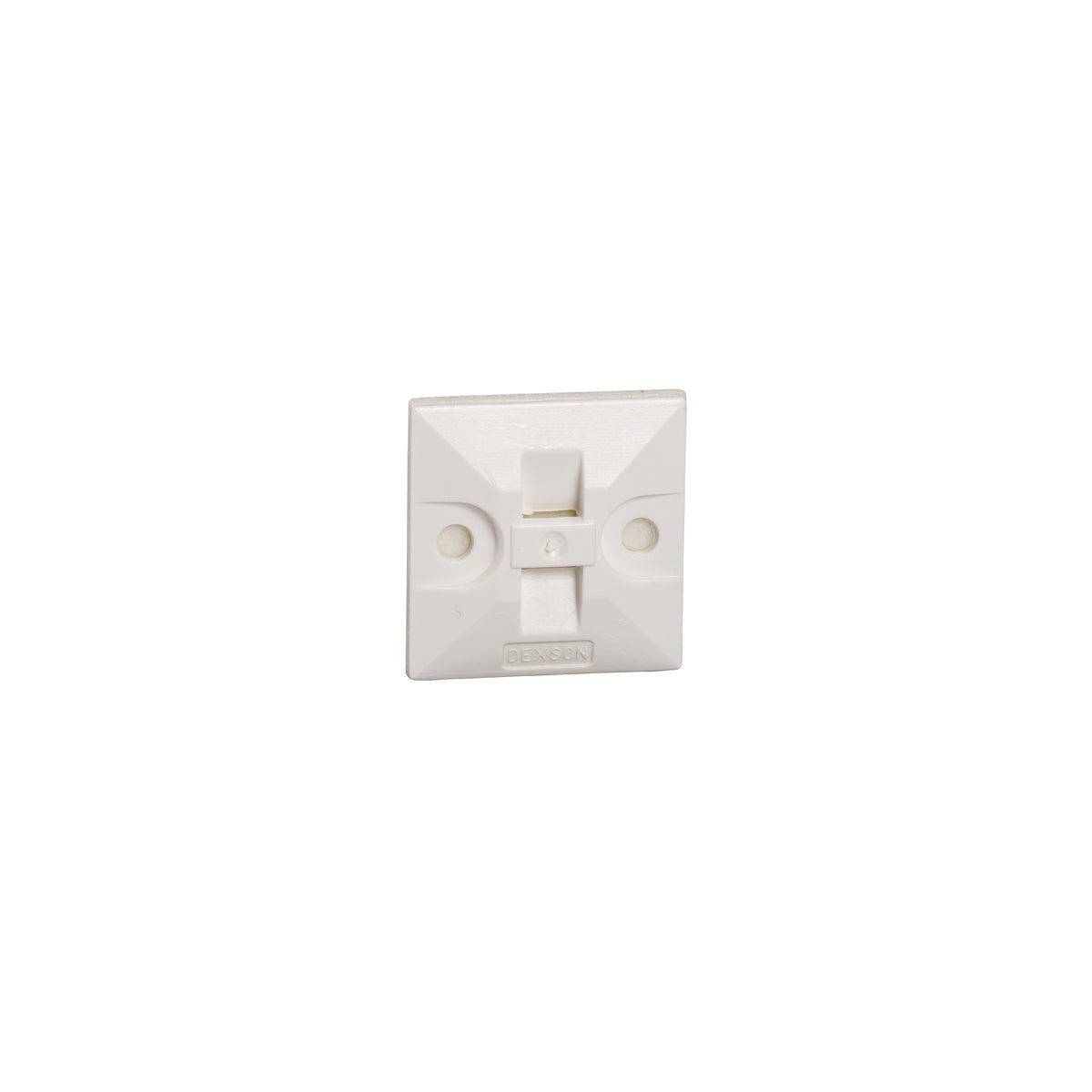 Base Adhesiva Cuadrada para Cinchos de Plástico 100pzs. Dexson DXN3200B