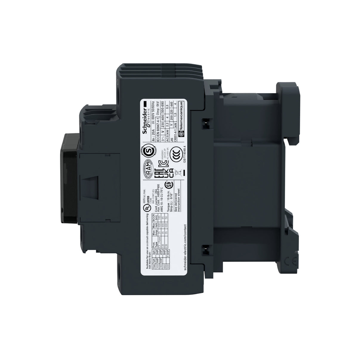 Contactor Tesys Cad-32-3 Na + 2 Nf-Instantâneo-10 A-24 V CC Schneider Electric CAD32BD