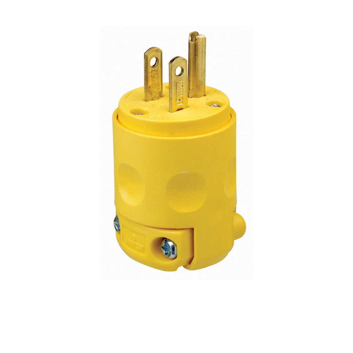 Clavija de Grado Comercial 15A 125V 3H Amarillo Leviton