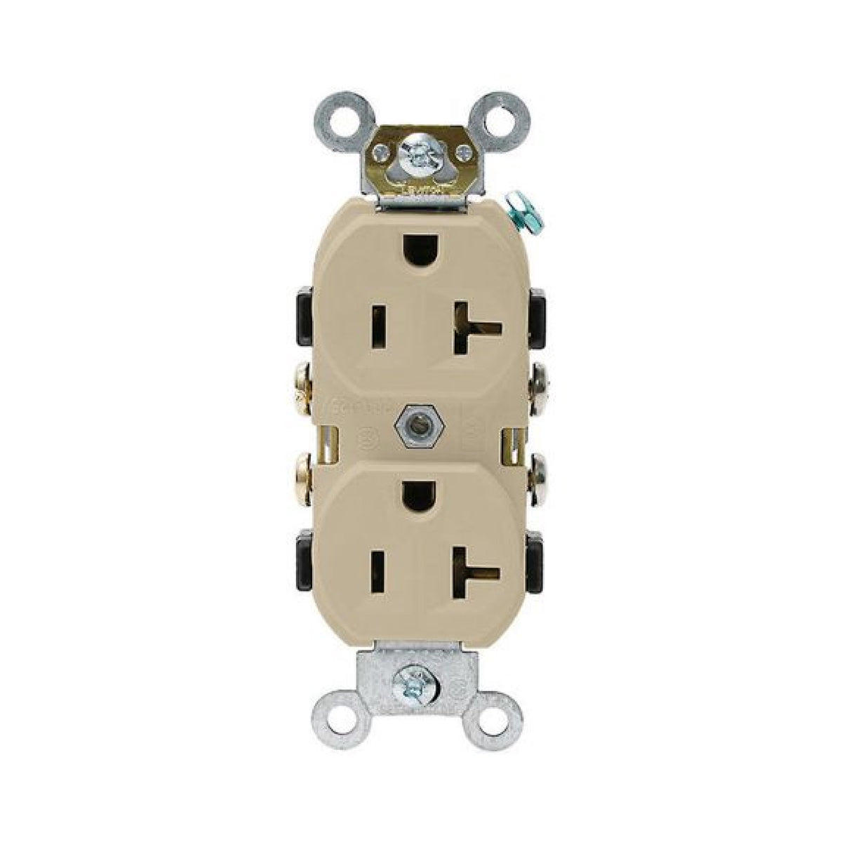 Contacto Dúplex Comercial 20A 125V Marfil Leviton