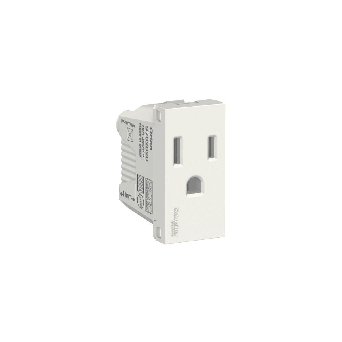 Contacto 2P+T 15A color Blanco Orion Schneider Electric S70202004