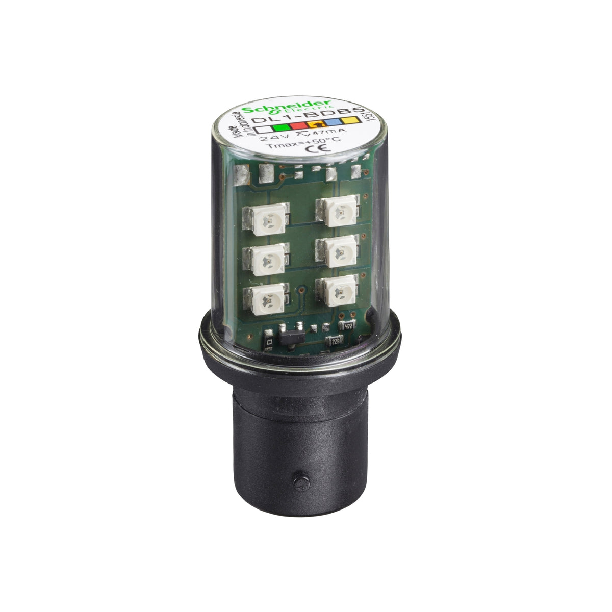 Orange LED 24V Schneider Electric DL1BDB5