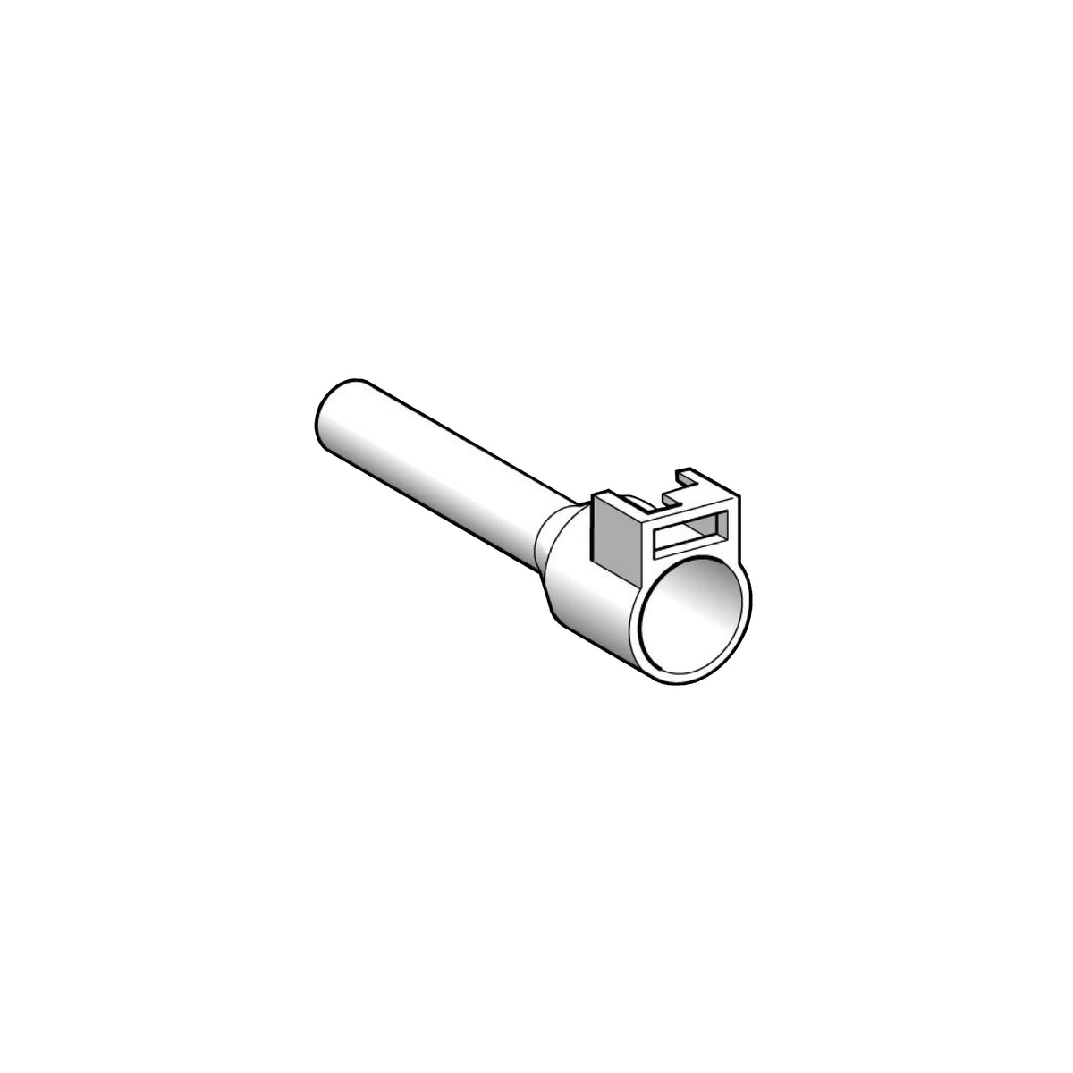 Cable End Insulated For Clip-IN Marker, 16 mm², Medium Size, White, 1 Bag, Nf Schneider Electric DZ5CA162