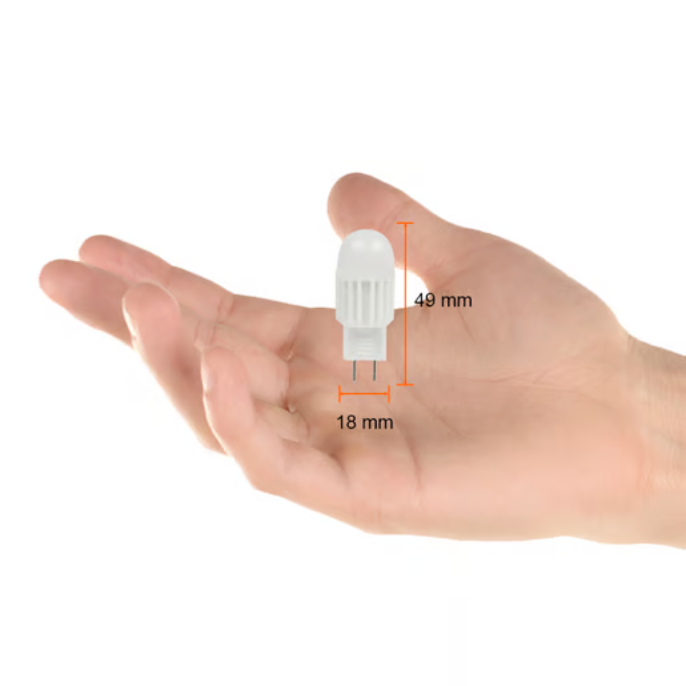 Foco Tipo Ampollta LED 3W Luz Cálida Base 3W Tecnolite