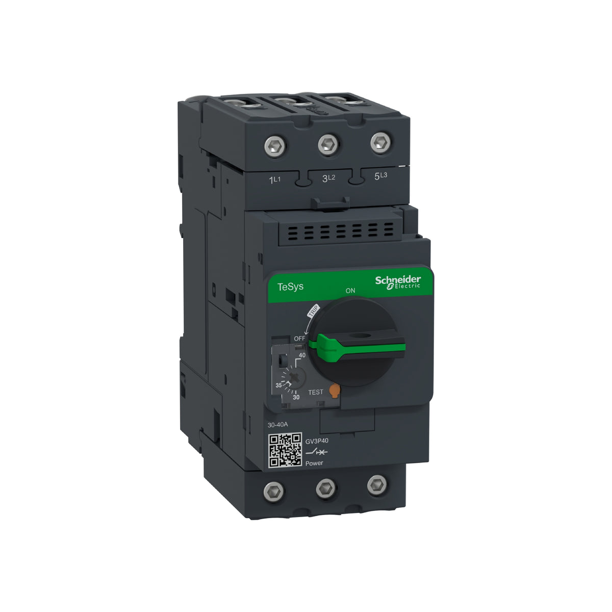 Tesys GV3-Circuit Breaker-Thermal-Magnetic-30…40 A-Everlink Btr Connectors Schneider Electric GV3P40
