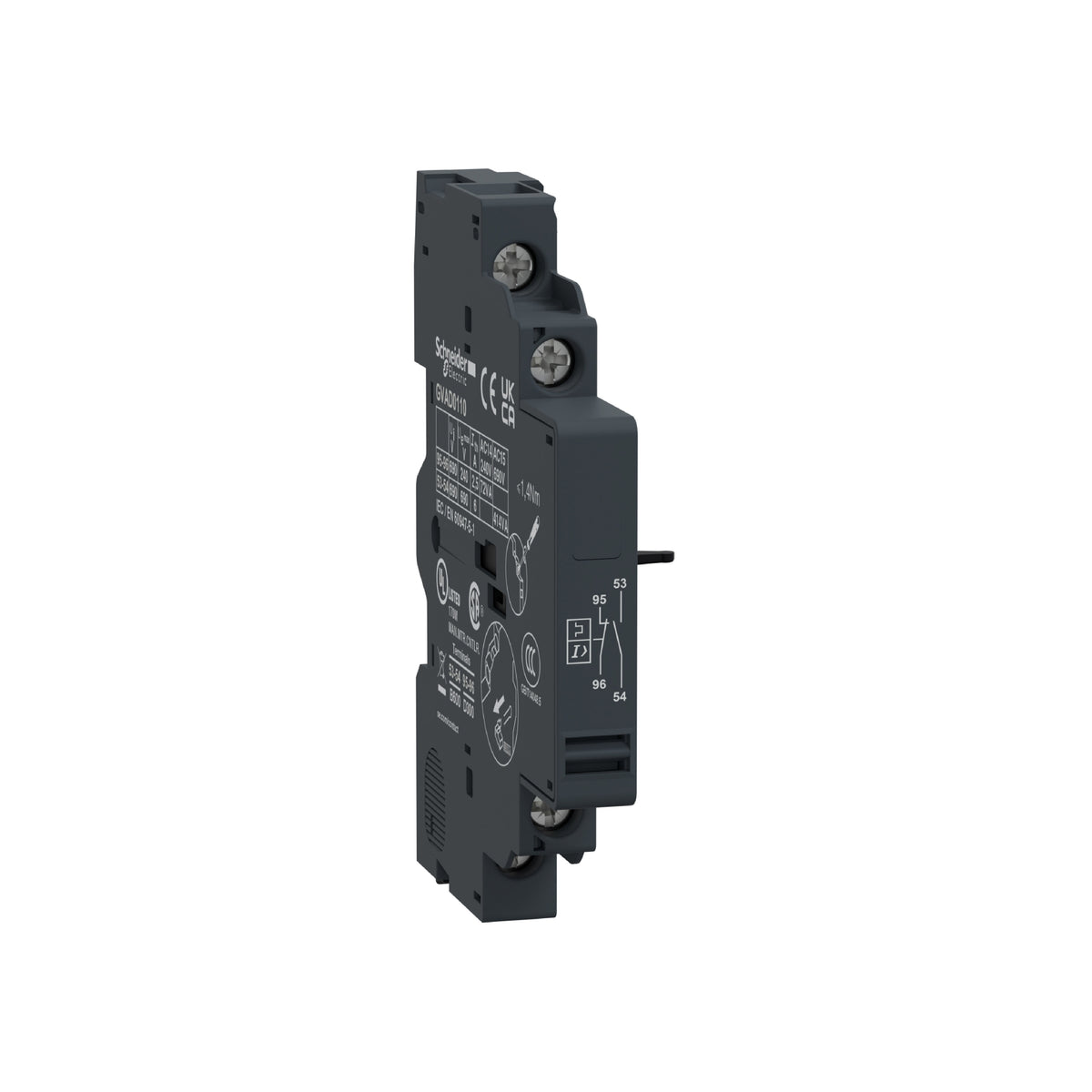 Tesys GV2 & GV3-Contacto Auxiliar-1 Na + 1 NC (Fallo) Schneider Electric GVAD0110