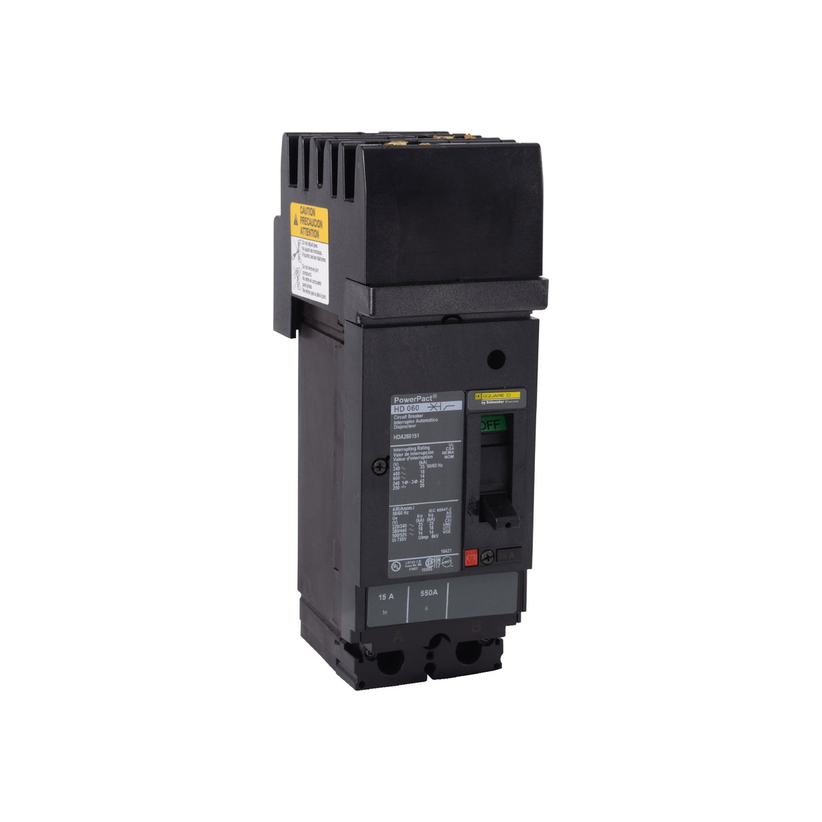 H 18 kA 2 P 600V 20A Fase Ab Schneider Electric HDA260201