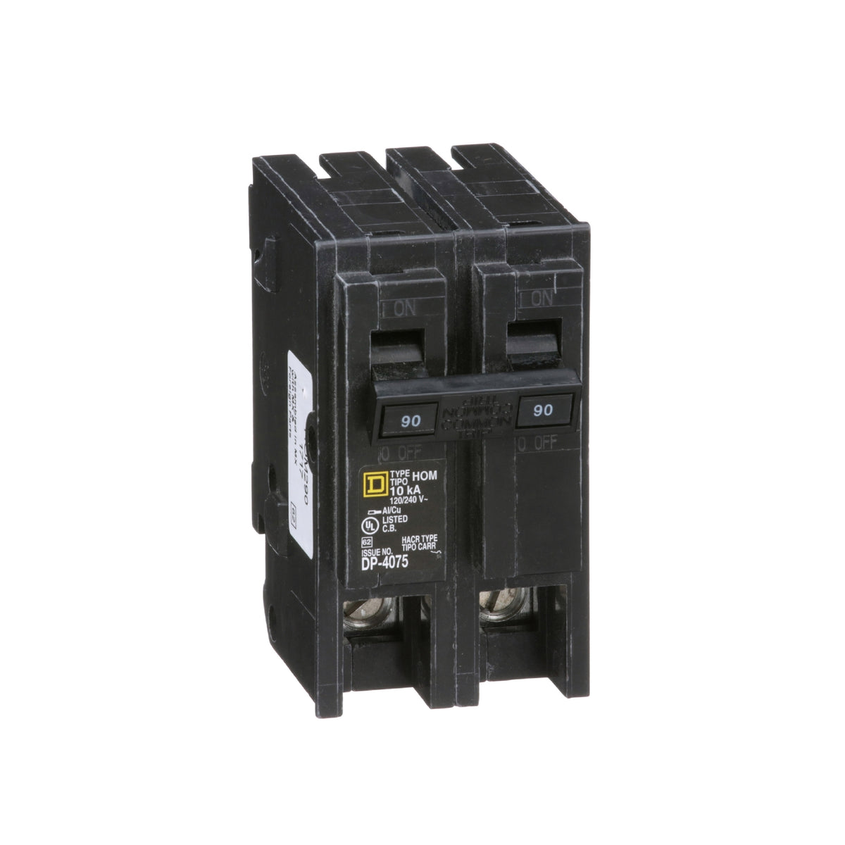 Homeline-Interruptor Miniatura Enchufable 10 kA 2x90 A 120/240V Schneider Electric HOM290