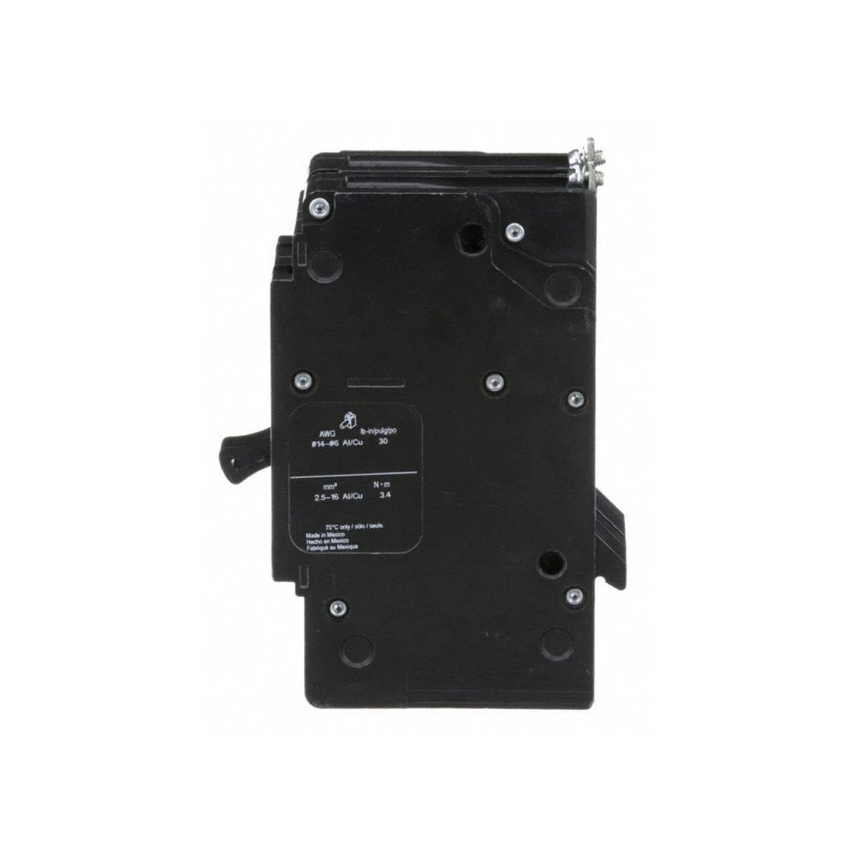 Interruptor Atornillable Marco E 2P 30A a 480/277 Vca 35/65kA Square D Schnieder Electric EGB24030