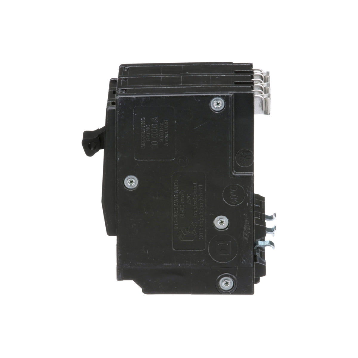 Interruptor Termomagnético 3 Polos 90 A Square D Enchufable Schneider Electric QO390