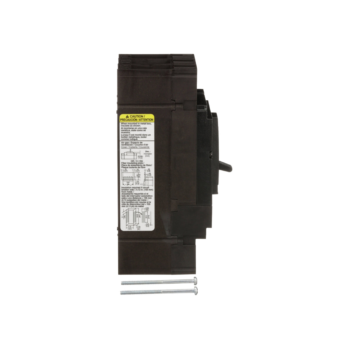 Interruptor Termomagnético Powerpact J, de 150A, 3 Polos, 35 kA a 600V, Zapatas Schneider Electric JGL36150