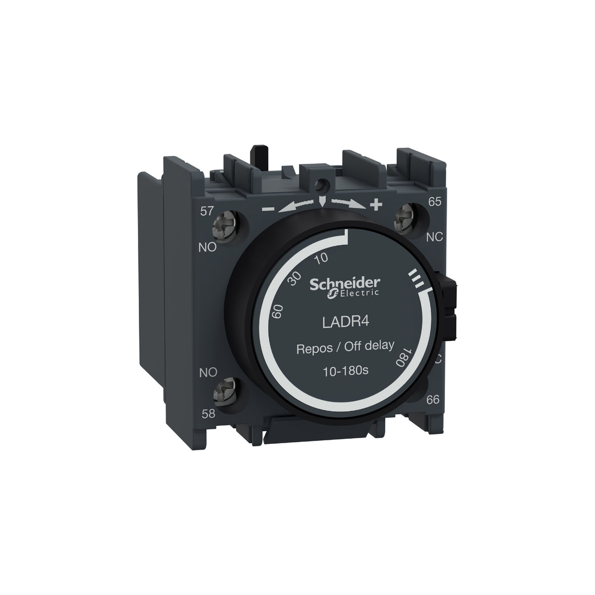 Tesys D-Bloque de Contactos Temporizados-1 Na + 1 NC Conexión por Tornillo Schneider Electric LADR4
