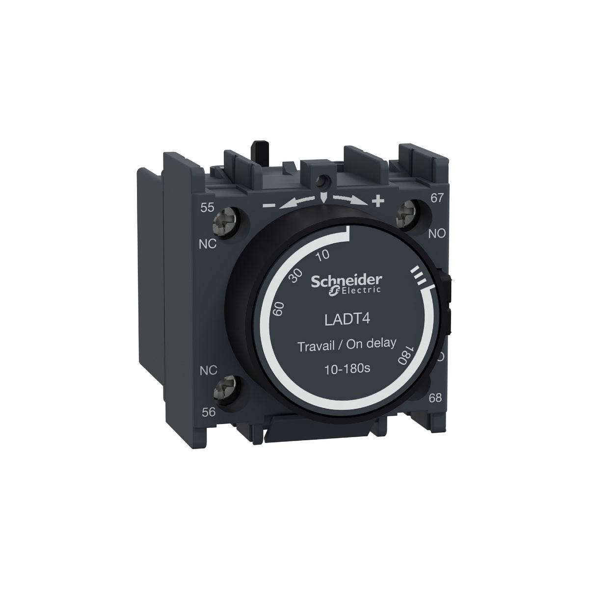 Tesys D-Bloque de Contactos Temporizados-1 Na + 1 NC Conexión por Tornillo Schneider Electric LADT4
