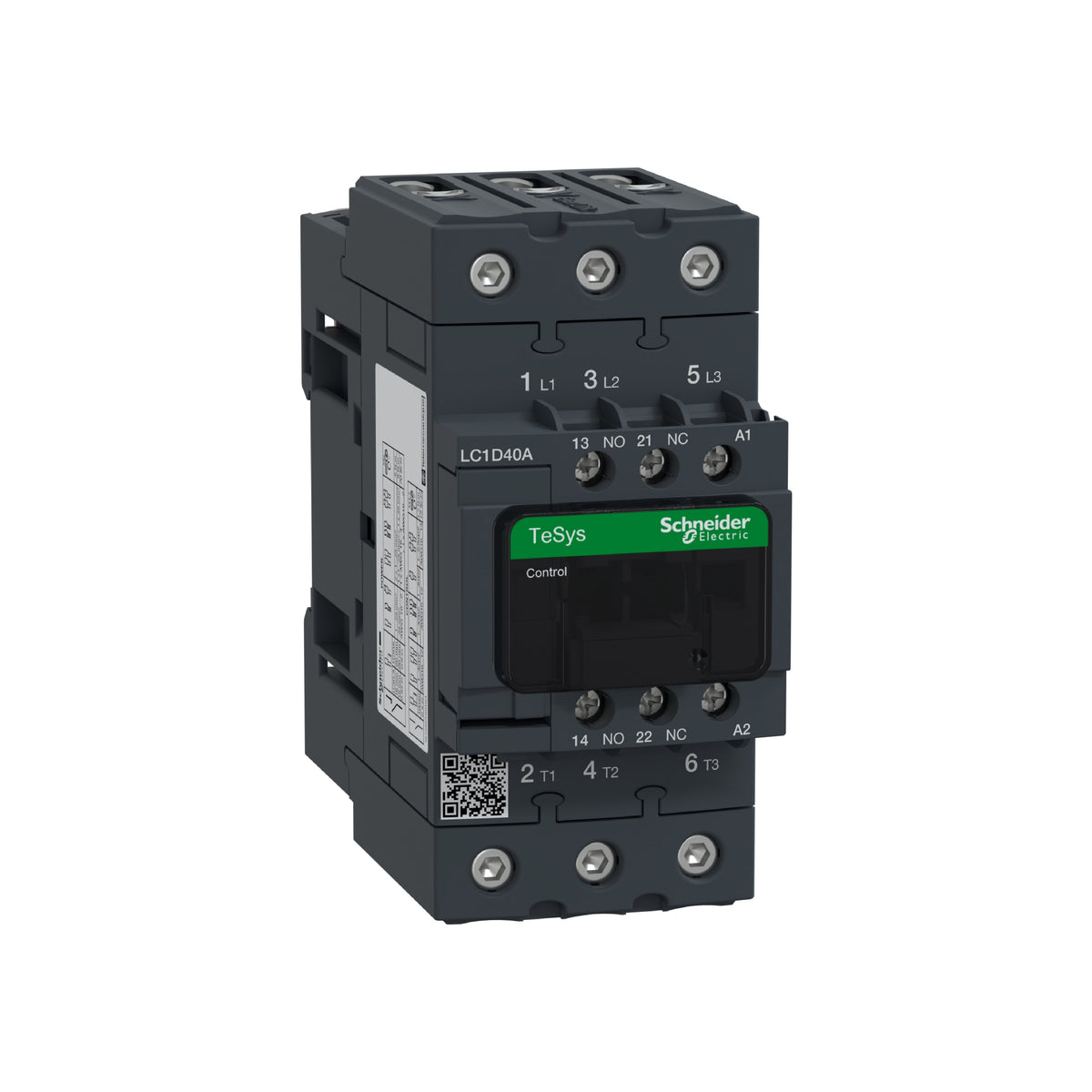 Tesys D Contactor-3 P(3 No)-AC-3 40 A-24 V AC 50 60 HZ Coil Schneider Electric LC1D40AB7