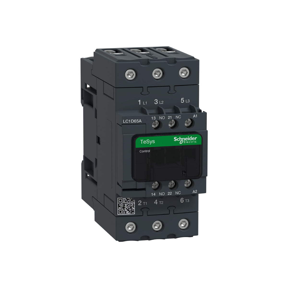 Contactor Tesysd de 65A, 440V, 3 Polos, 3 Fases, Bobina de 220V Schneider Electric LC1D65AM7
