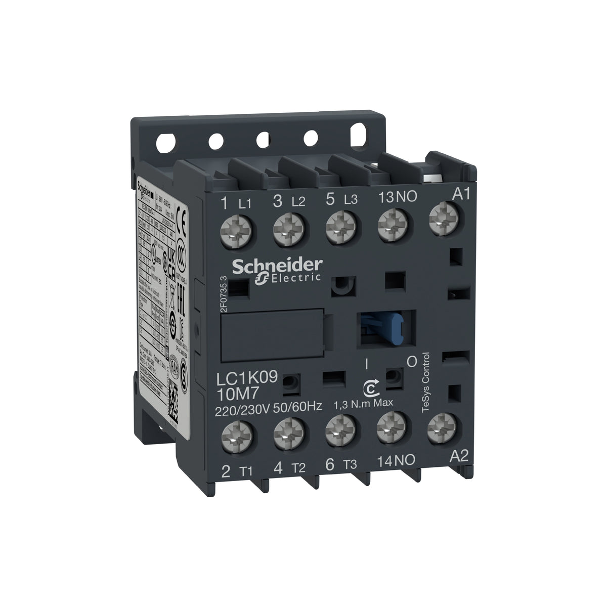 Tesys K-Minicontactor 3 P AC-3-<=440 V 9 A-Bobina 110 V CA Schneider Electric LC1K0910F7