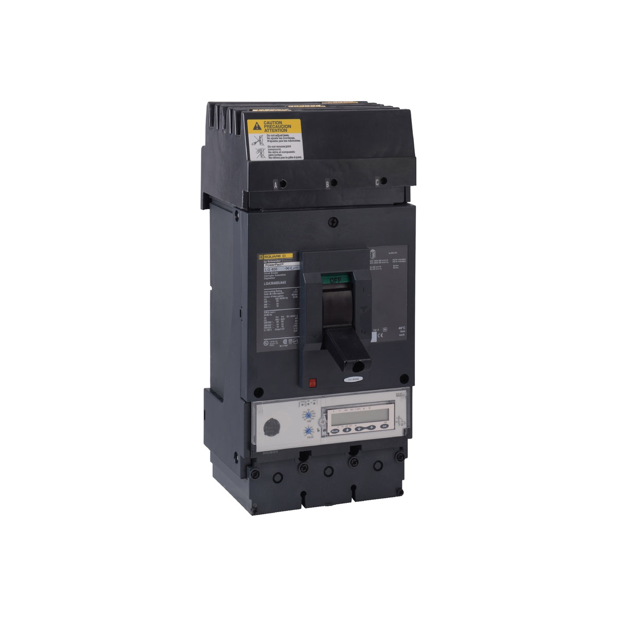 L 35 kA @480v 3 P 400A Schneider Electric LGA36400U44X