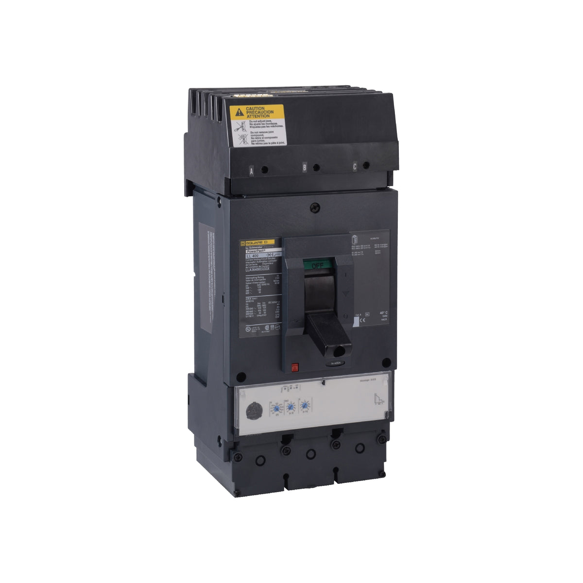 L 100 kA @480v 600A Micrologic Schneider Electric LLA36600U33X