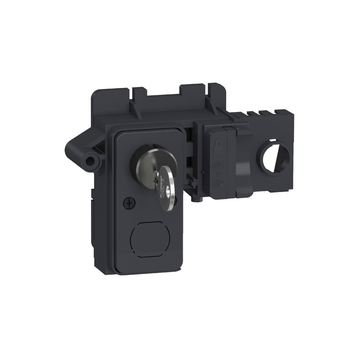 Locking Device, Masterpact MTZ2/MTZ3 Fixed/Drawout, Off Position Locking, Ronis Keylock, 1 Lock With 1 Key, Spare Part Schneider Electric LV864931 Espacios