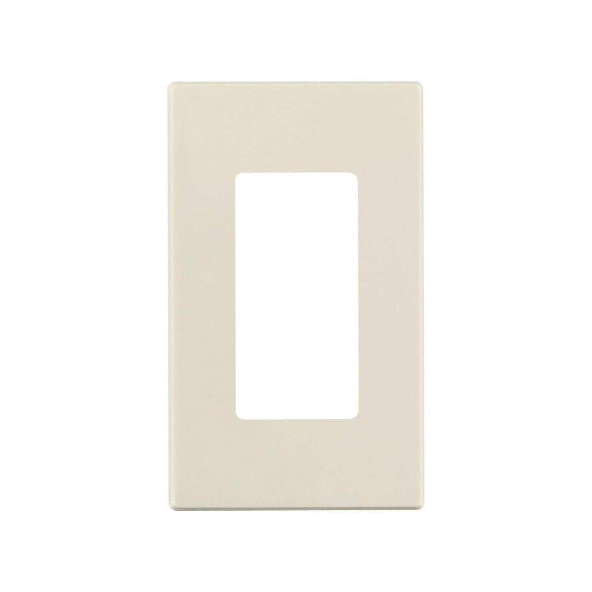 Placa 1 Unidad color Almendra Claro Decora Leviton