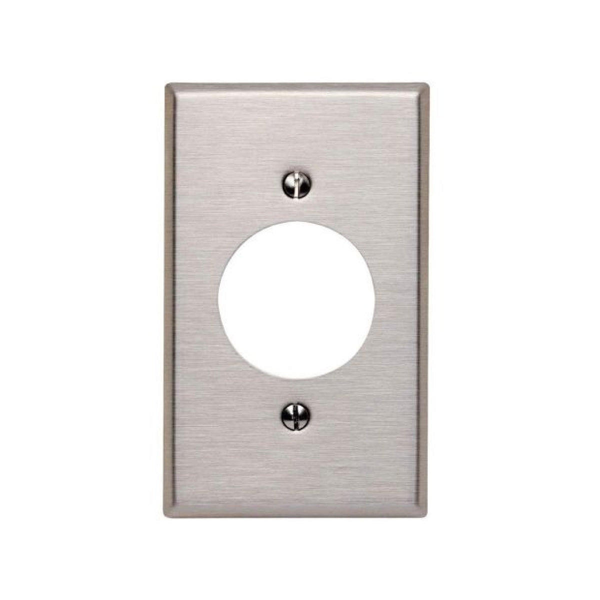Placa para Receptáculo Redondo Acero Leviton