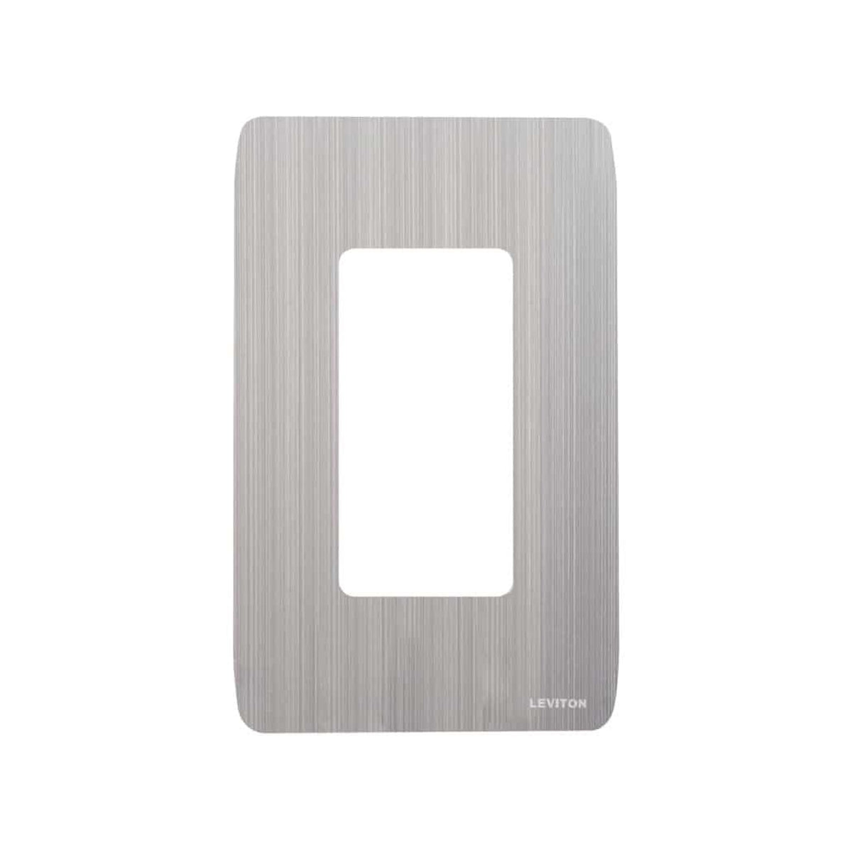 Placa de Acero Decora Leviton