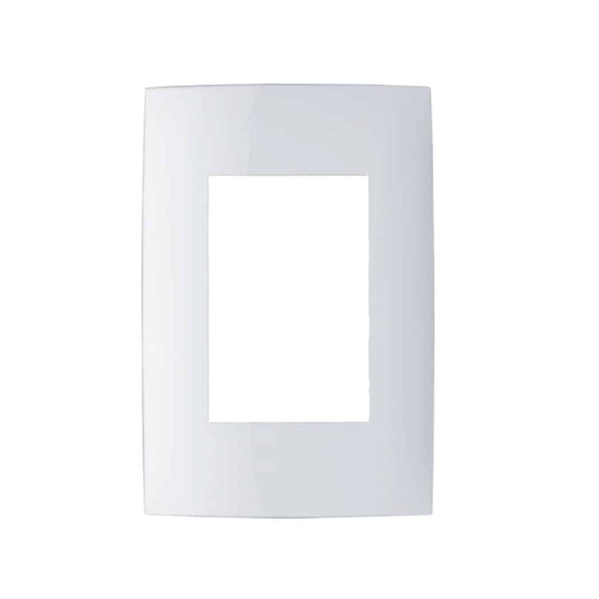 Placa de 3 módulos color Blanco Línea Cien Leviton