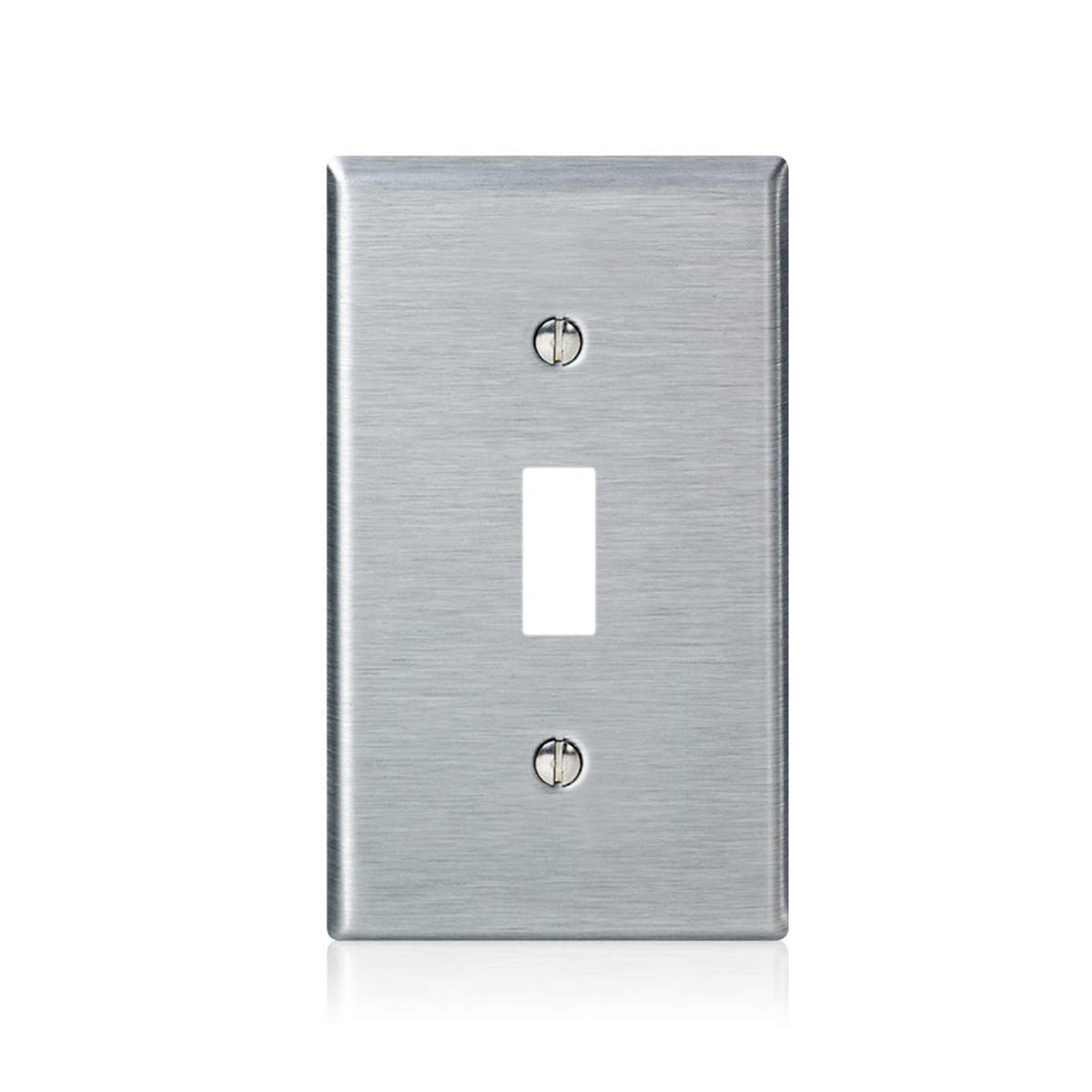 Placa para Interruptor de Palanca Acero Leviton
