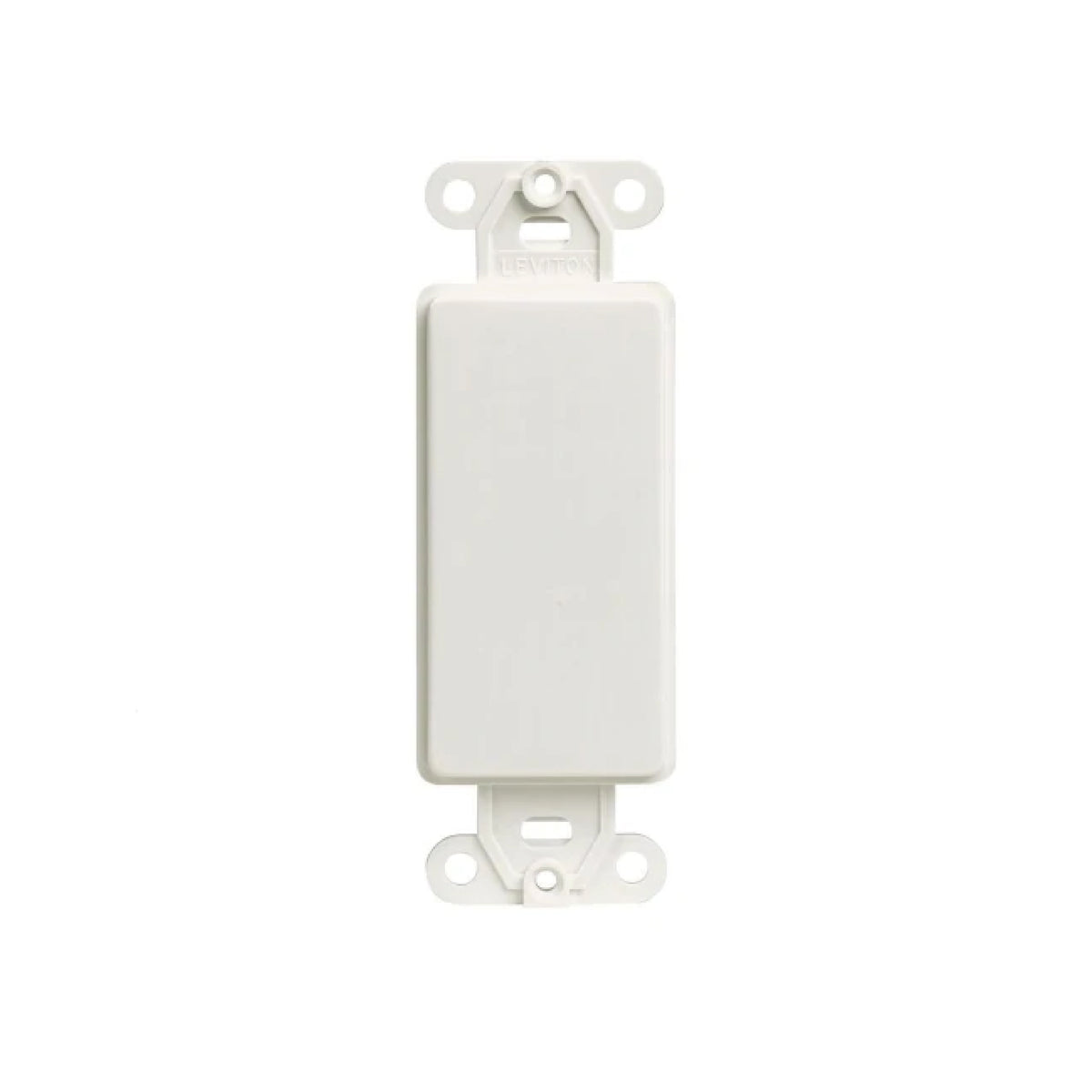 Placa Ciega color Blanco Decora Leviton