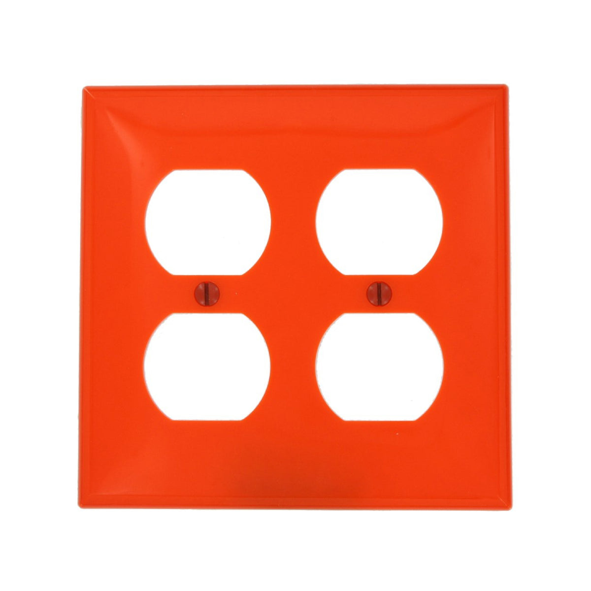 Placa para Contacto Cuadruple Naranja Leviton
