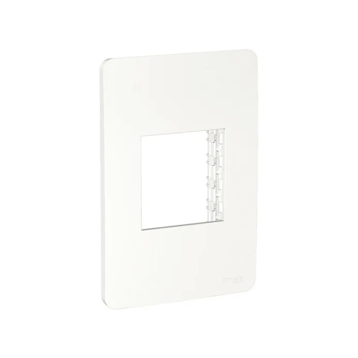 Placa de 2 Módulos y 1 Segmento coloor Blanco Orion Schneider Electric S735102004