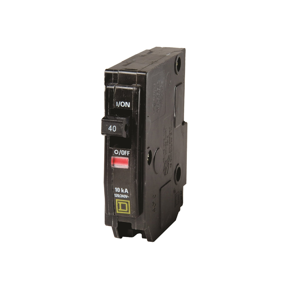 Interruptor Termomagnético 1 Polo 40 A Square D Enchufable Schneider Electric QO140