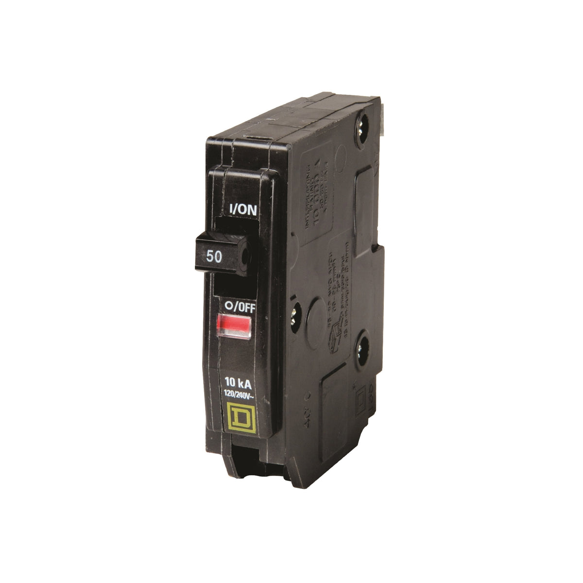 Interruptor Termomagnético 1 Polo 50 A Square D Enchufable Schneider Electric QO150