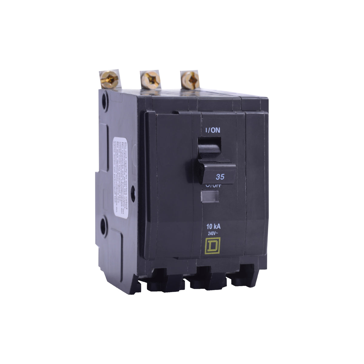 Interruptor Termomagnético 3 Polos 50 A Square D Atornillable Schneider Electric QOB350