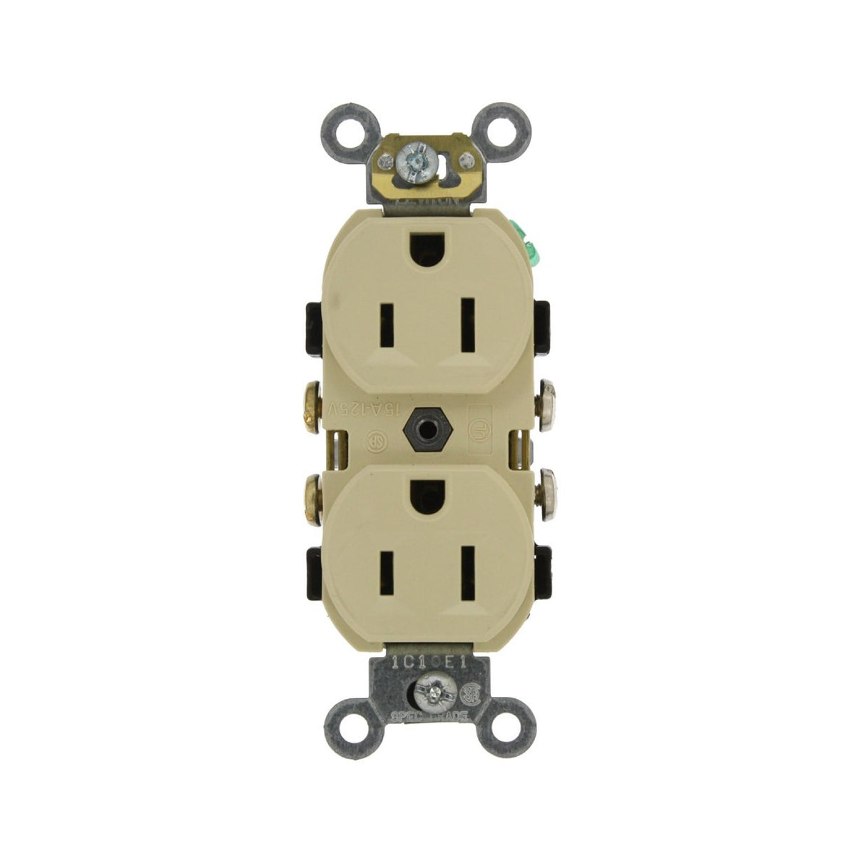 Contacto Dúplex Grado Comercial 15A 125V Marfil Leviton