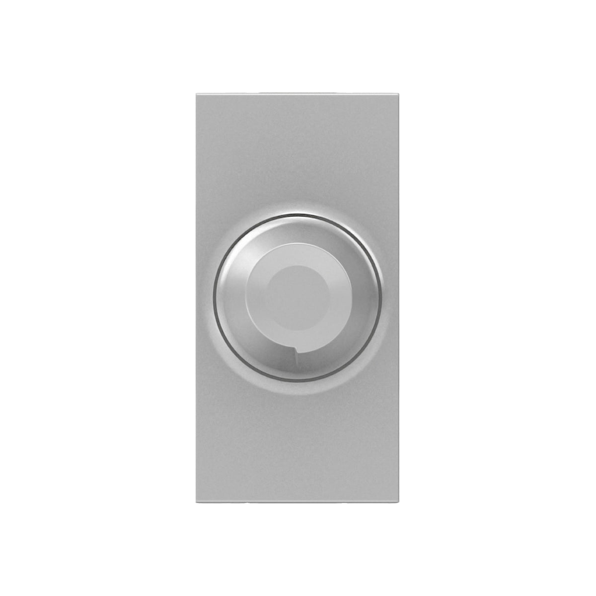 Dimmer Giratorio de Orion de 127/220 VCA, 1 Módulo, Color Plata, para Focos LED Schneider Electric S70720179