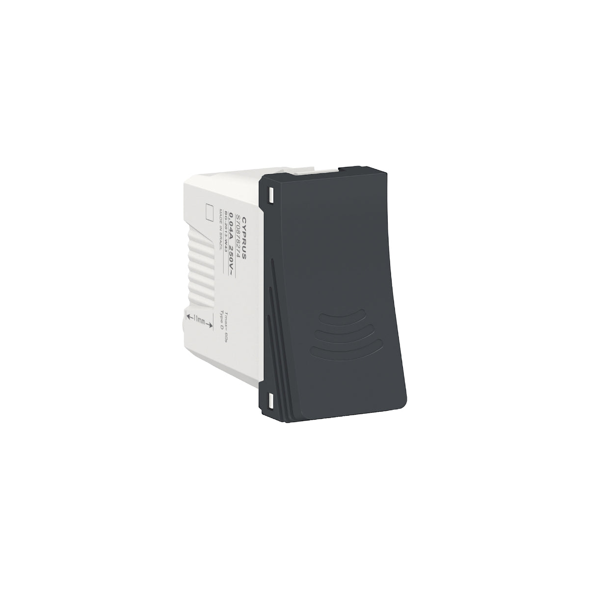 Zumbador Orion en Color Grafito de 1 Módulo, 70 Decibeles y 127 VCA Schneider Electric S70878394