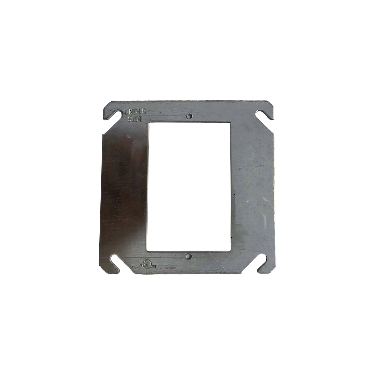 TAPA PLANA CUADRADA 4 X 4 CON SALIDA DE 1/2 UL CON-X