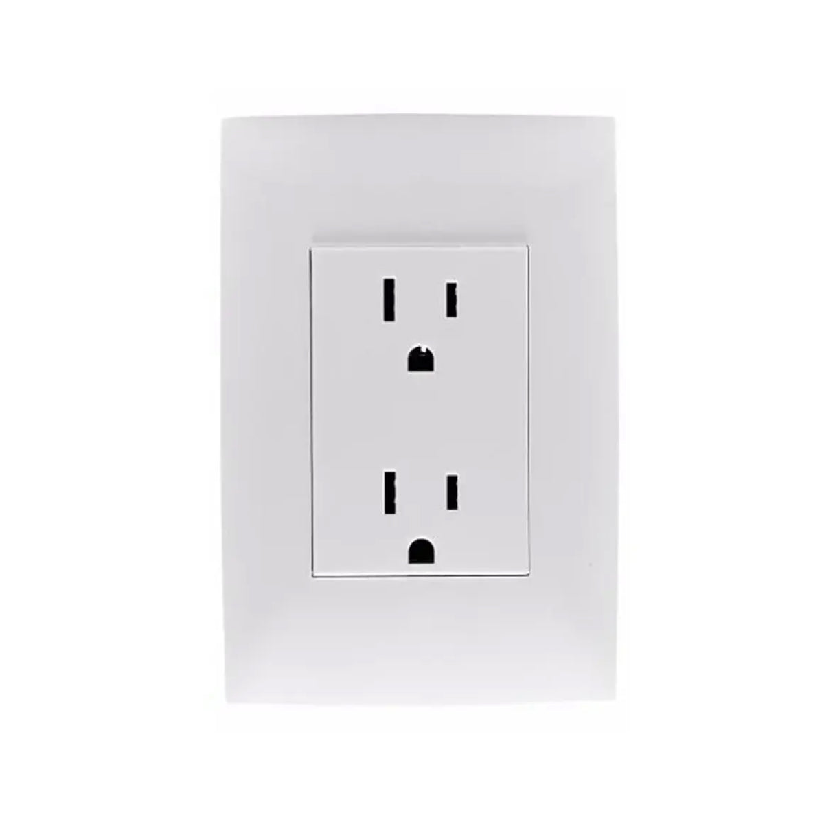 Placa con Contacto Dúplex 2pP +T 15A Blanco Cien Leviton