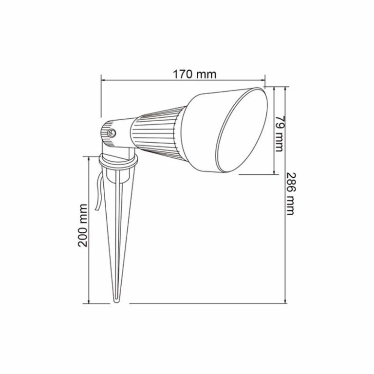 Lampara Tipo Estaca Para Jardin Gx W Bilbao Tecnolite Tamex