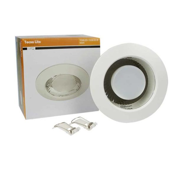 Lámpara de techo LED 9W 6500K 700lm empotrable Blanco Nadi Tecnolite