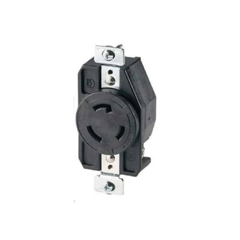 Conector Media Vuelta 3P 30A Negro Arrow Hart Eaton Contactos Eaton