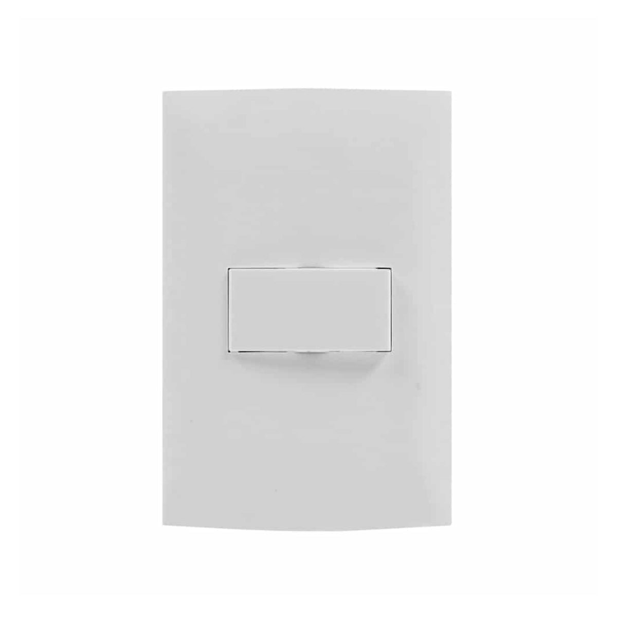Placa con 1 Apagador Sencillo Blanco Cien Leviton