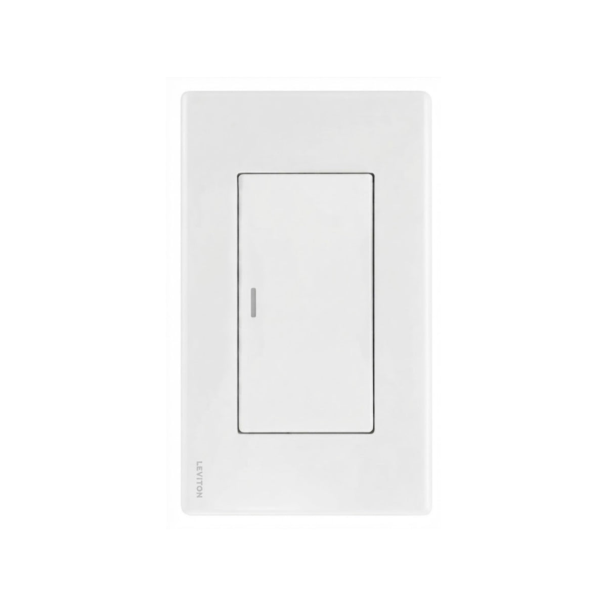 Placa de Cristal con 1 Apagador Blanco Stalo Kristalo Leviton