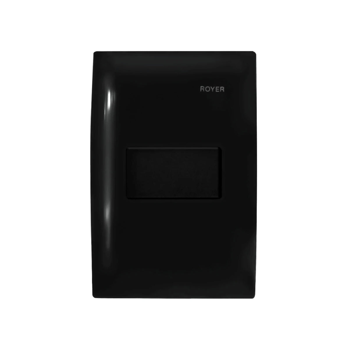 Placa con 1 Apagador Sencillo Negro Royer 100