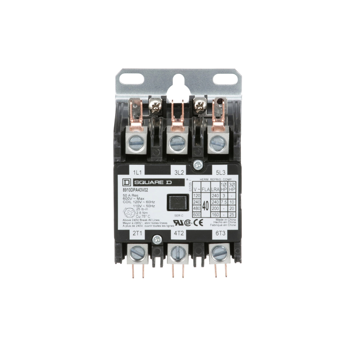 Contactor de Propositos Schneider Electric 8910DPA43V02