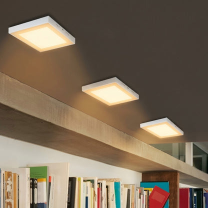 Plafón LED Luz Cálida 12W Blanco Tecnolite