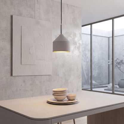 Lámpara colgante E27 8.5W Blanco Tecnolite